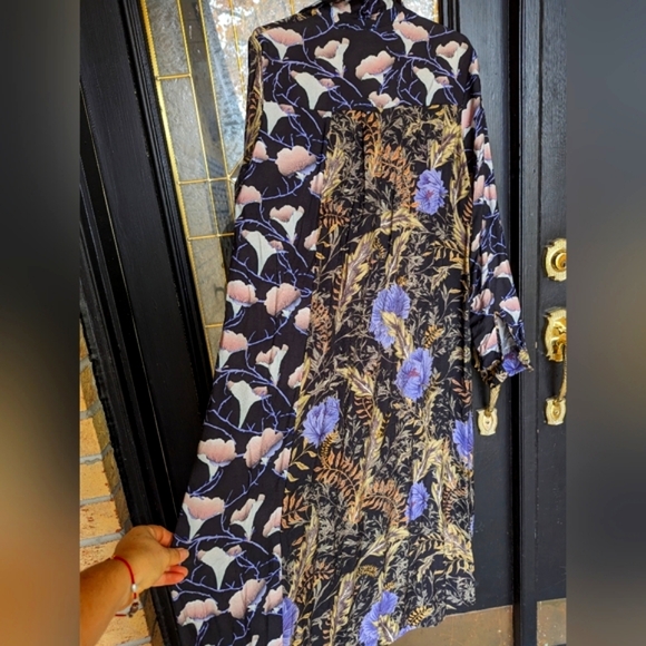 H&M Long Floral Dress/Duster - Picture 4 of 6